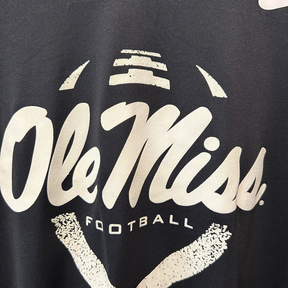 Nike Ole Miss Football Black Hoodie - Picture 2 of 6